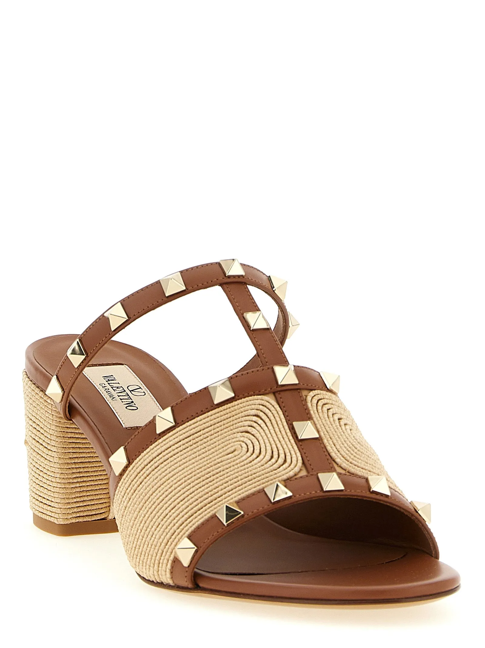 Rockstud Sandals Brown sold by Wanan Luxury product image thumbnail 2