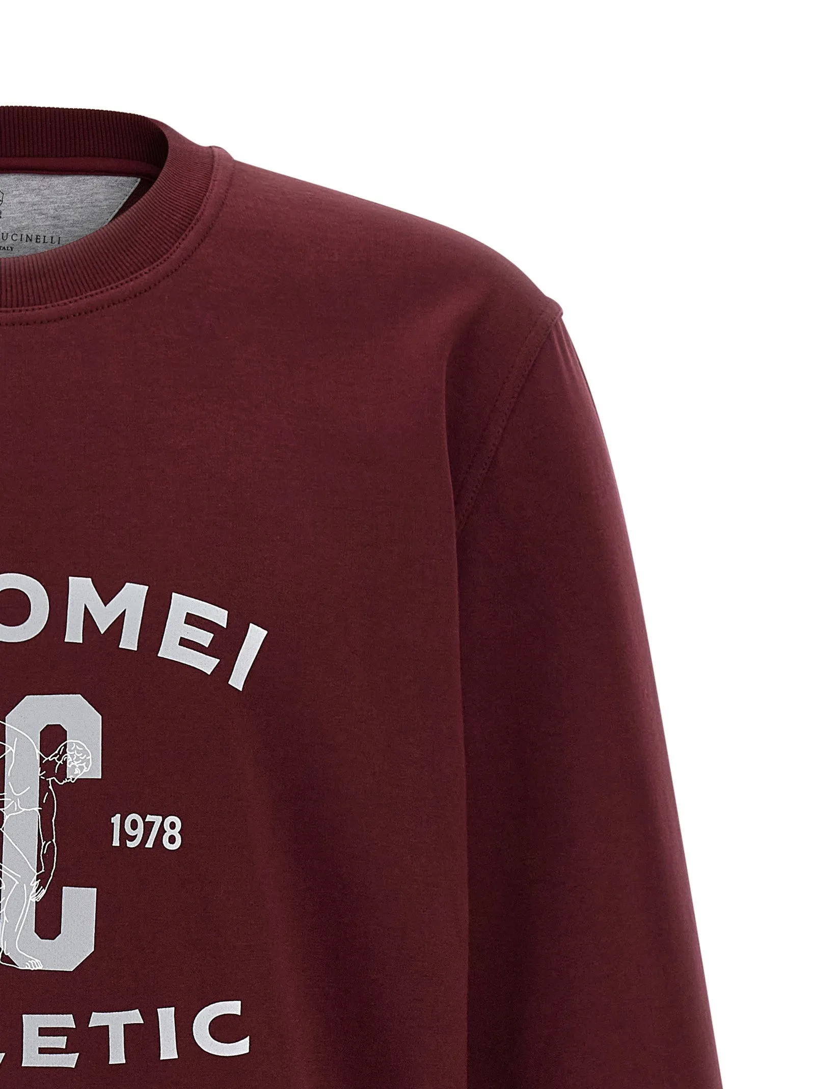 Techno Cotton Sweatshirt Bordeaux sold by Wanan Luxury product image thumbnail 3