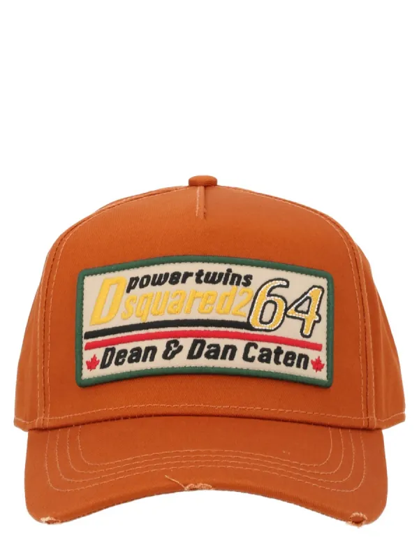Baseball Hat With Logo Patch made by DSQUARED2