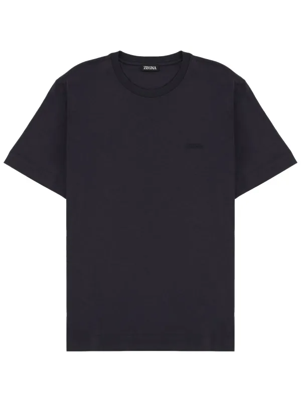 T-Shirt With Logo made by Ermenegildo Zegna