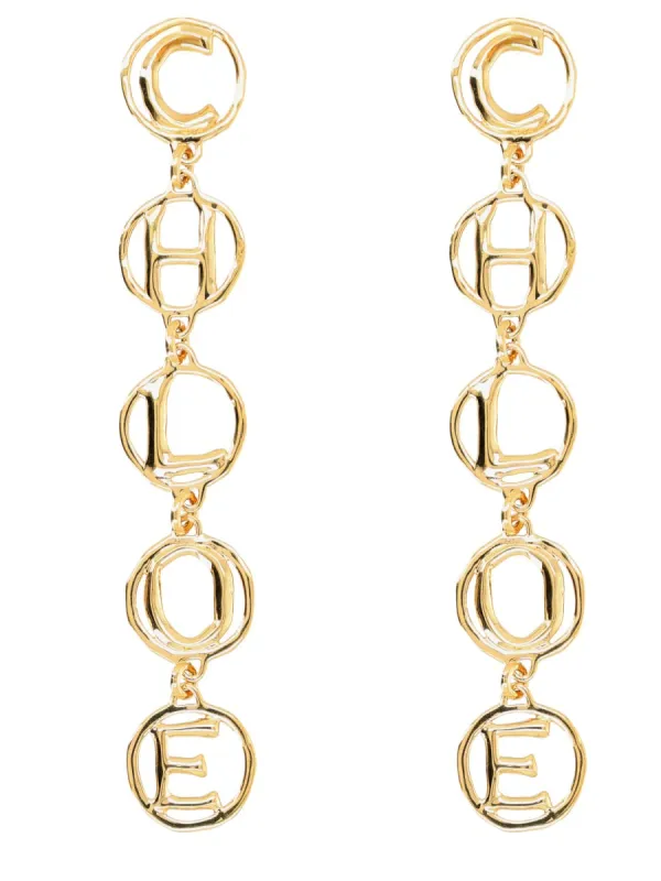 "Chloé Script" Earring sold by Wanan Luxury