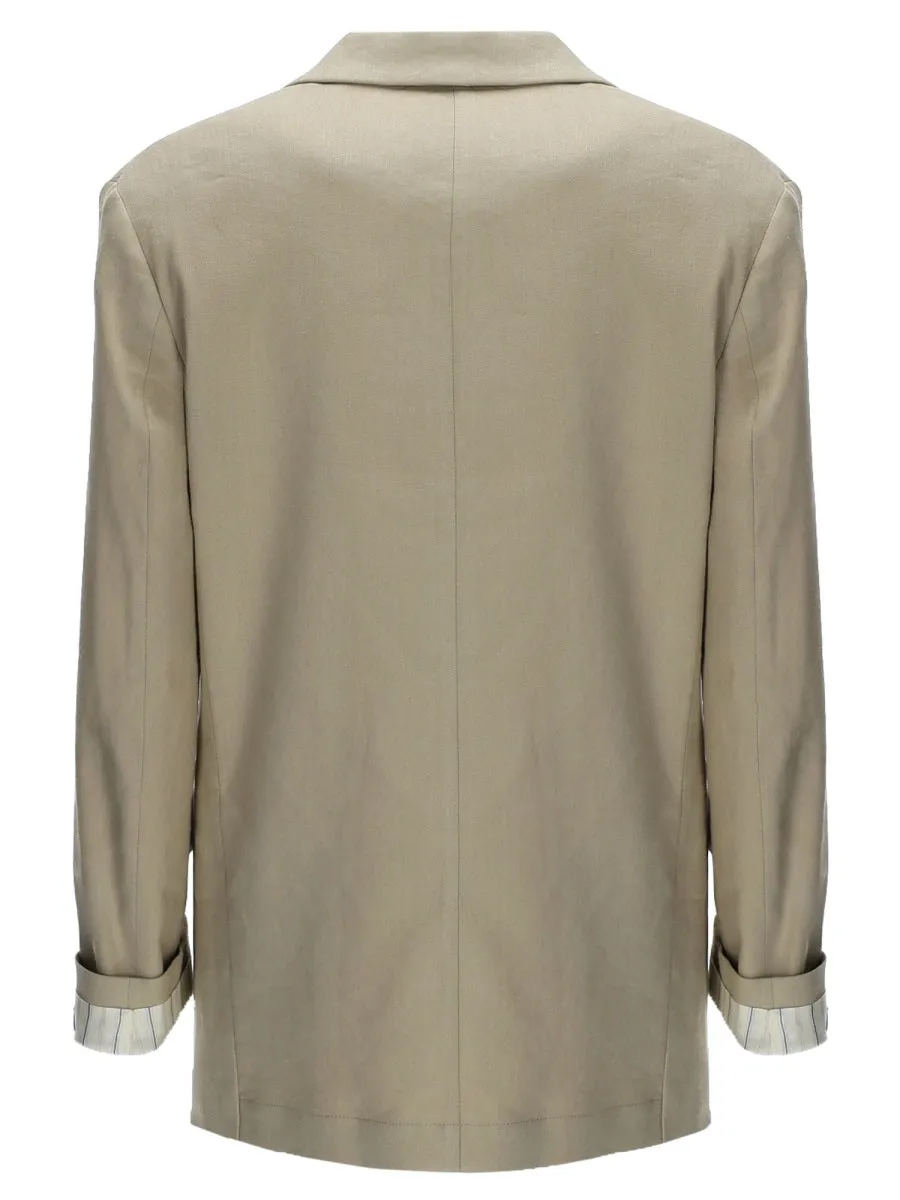 Linen Blend Blazer sold by Wanan Luxury product image thumbnail 2