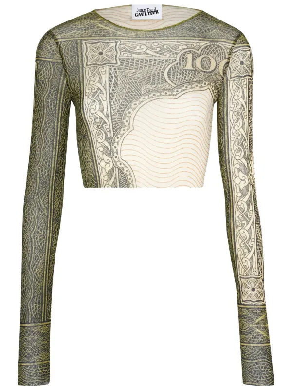 Top With "Cartouche" Print sold by Wanan Luxury