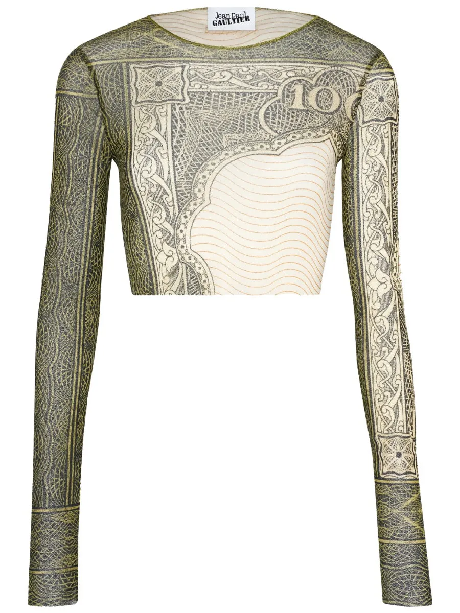 Top With "Cartouche" Print sold by Wanan Luxury