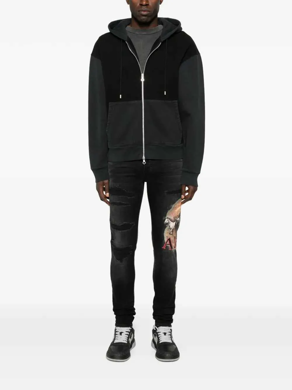 Graphic Print Jeans sold by Wanan Luxury product image thumbnail 2