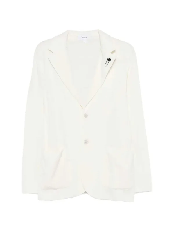 Jacket With Floral Brooch sold by Wanan Luxury