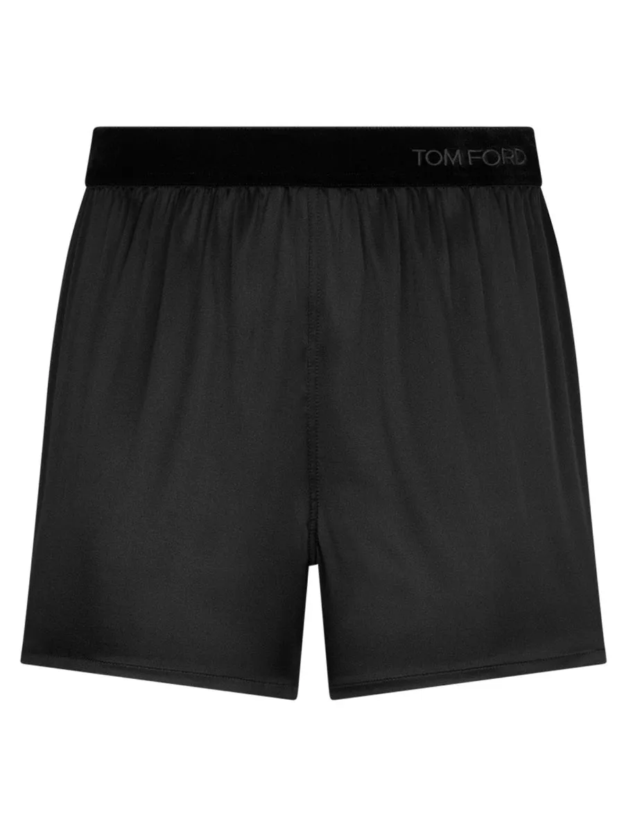 Silk Pajama Shorts sold by Wanan Luxury