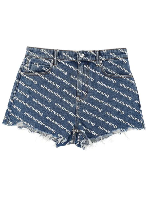 Shorts With All Over Logo sold by Wanan Luxury
