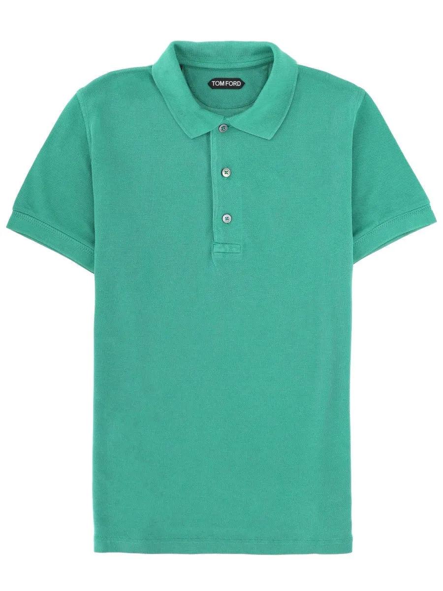 Lyocell And Cotton Polo Shirt sold by Wanan Luxury