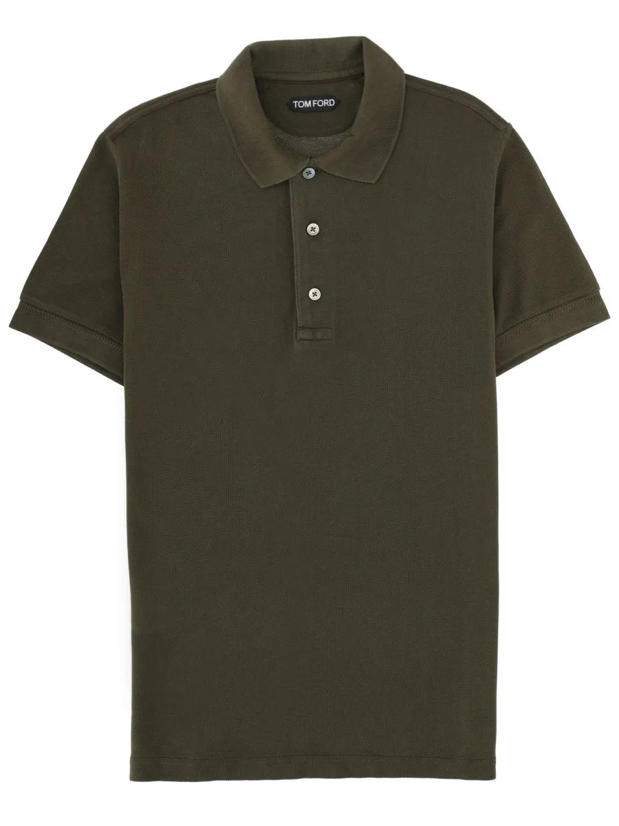 Lyocell And Cotton Polo Shirt sold by Wanan Luxury