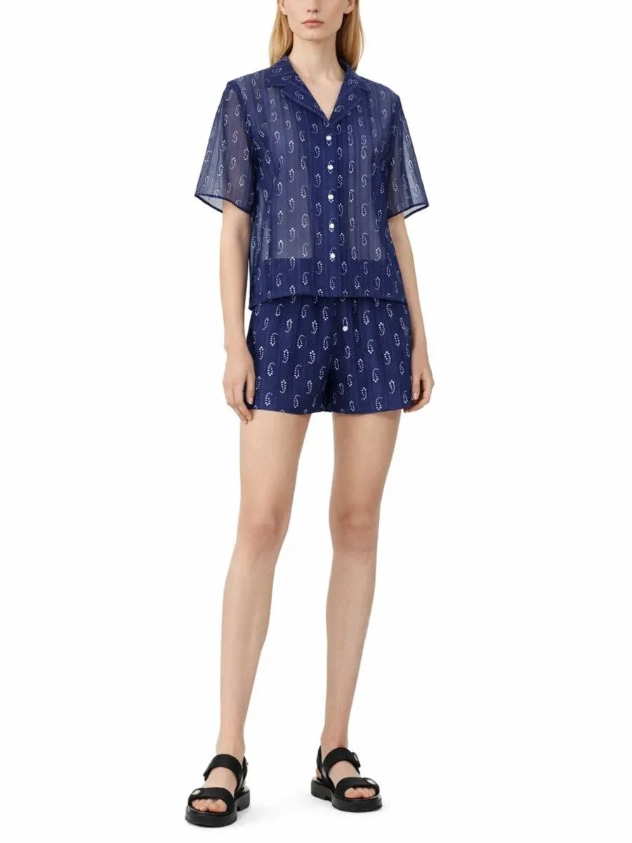 "Paisley" Print Shirt sold by Wanan Luxury product image thumbnail 2