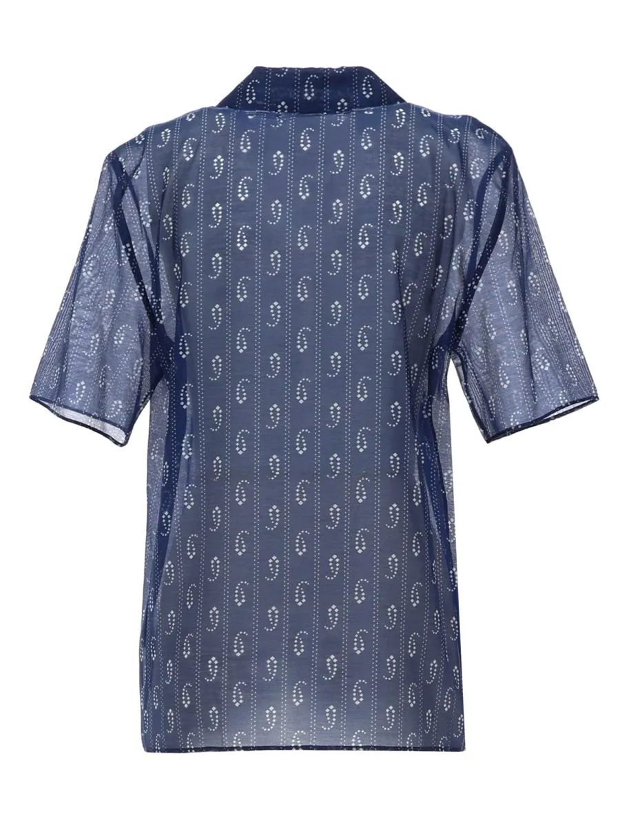 "Paisley" Print Shirt sold by Wanan Luxury product image thumbnail 3