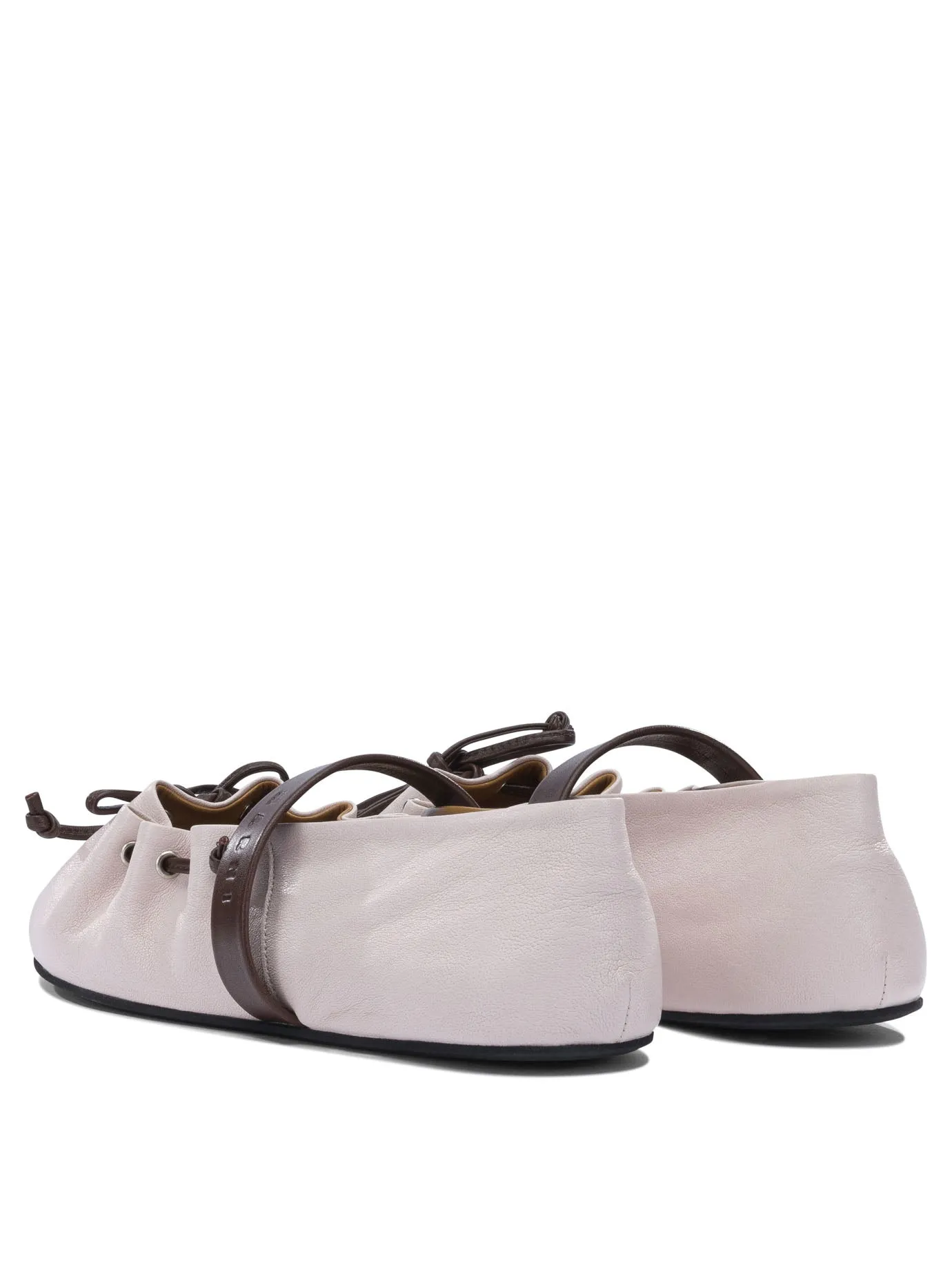 Mary Jane Leather Ballet Flats Ballerinas Pink sold by Wanan Luxury product image thumbnail 4