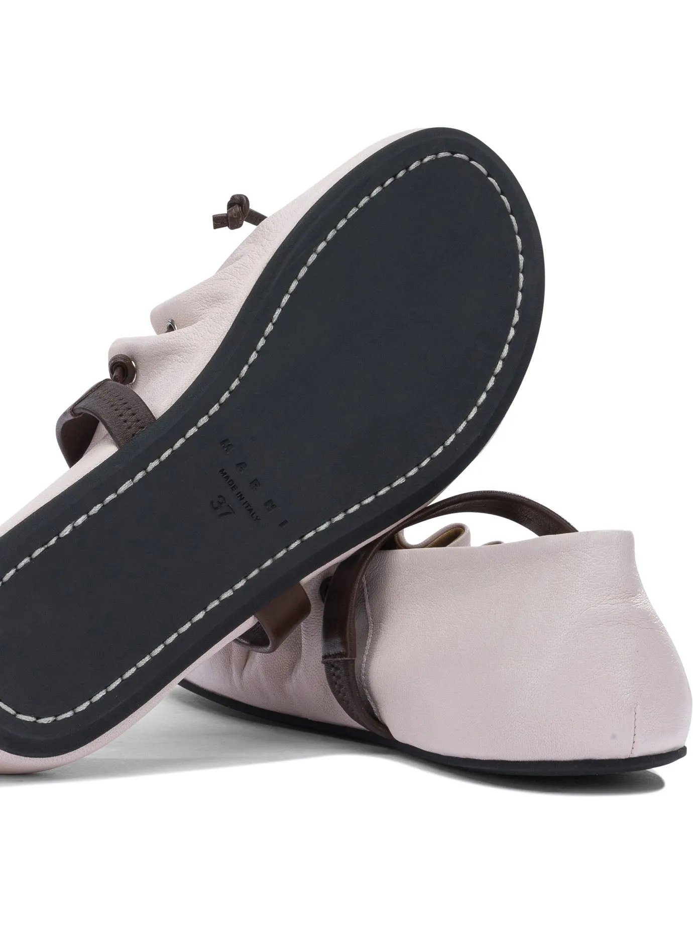 Mary Jane Leather Ballet Flats Ballerinas Pink sold by Wanan Luxury product image thumbnail 5