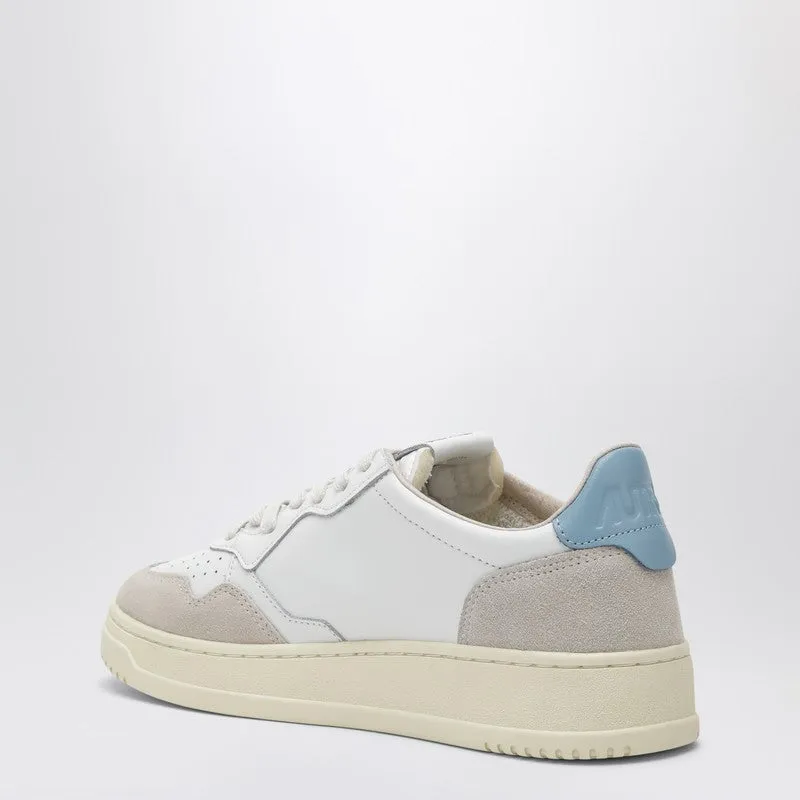 Medalist Low Sneakers In White/Light Blue Leather And Suede sold by Wanan Luxury product image thumbnail 2