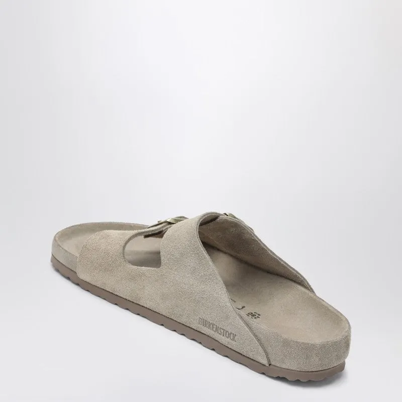 Arizona Slide In Taupe Suede Leather sold by Wanan Luxury product image thumbnail 2