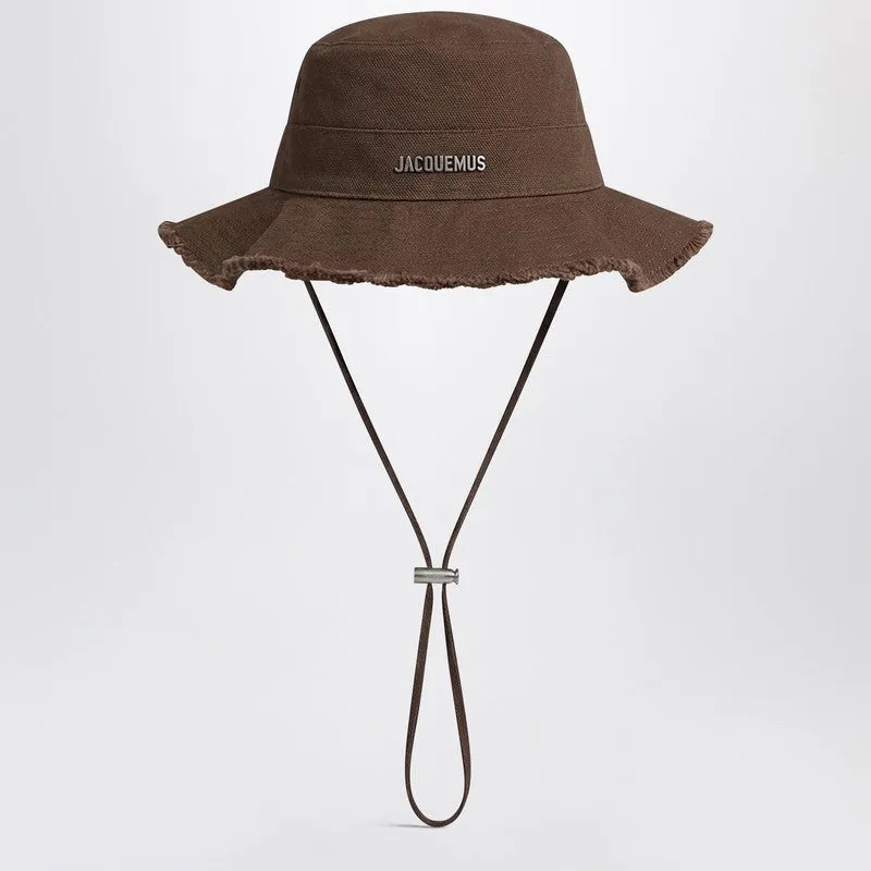 Le Bob Artichaut Brown Cotton Hat sold by Wanan Luxury