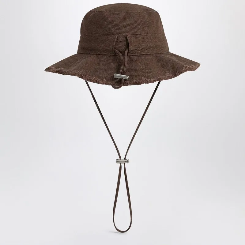 Le Bob Artichaut Brown Cotton Hat sold by Wanan Luxury product image thumbnail 2