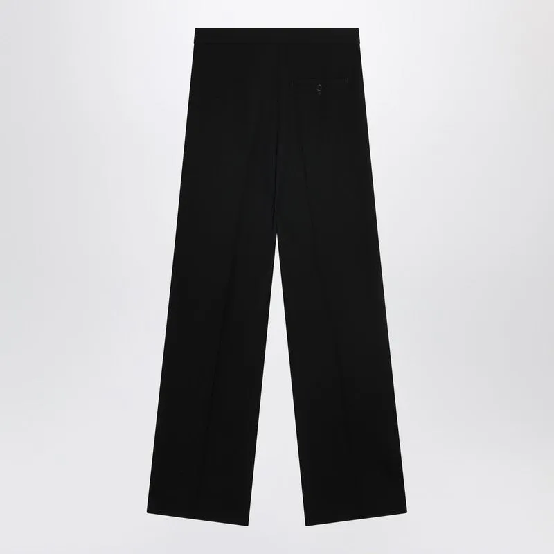 Black Wool Trousers sold by Wanan Luxury product image thumbnail 2