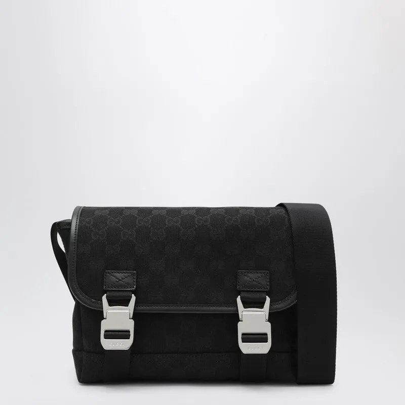 Small Black Gg Fabric Shoulder Bag sold by Wanan Luxury