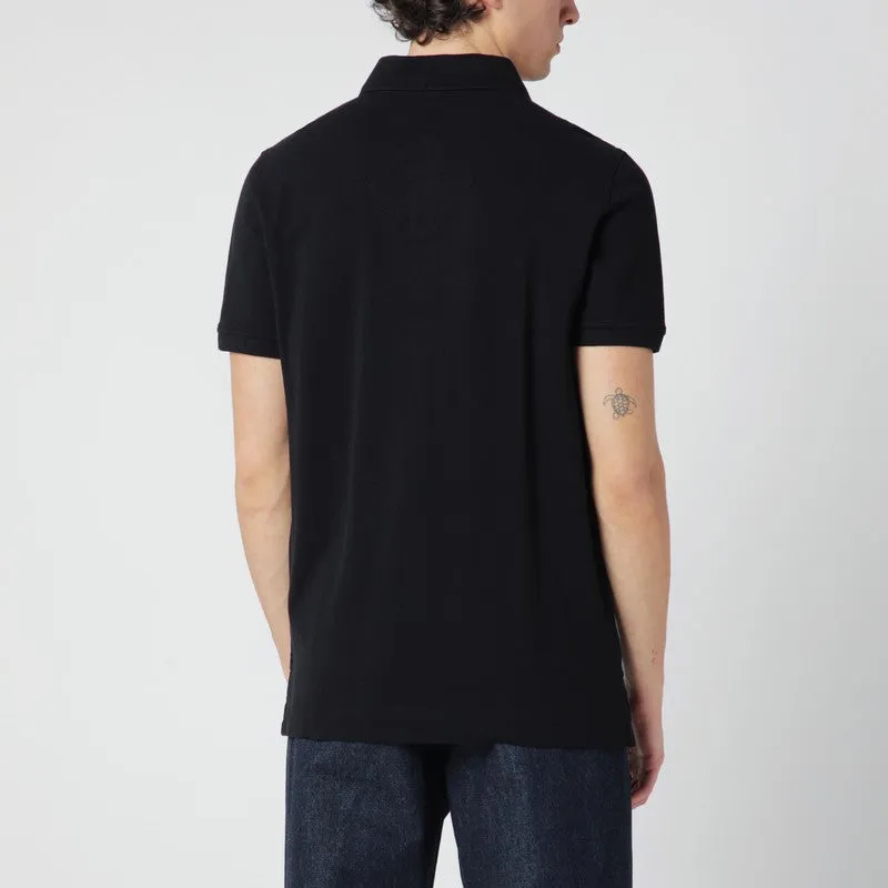 Black Polo Shirt With Logo Patch sold by Wanan Luxury product image thumbnail 2