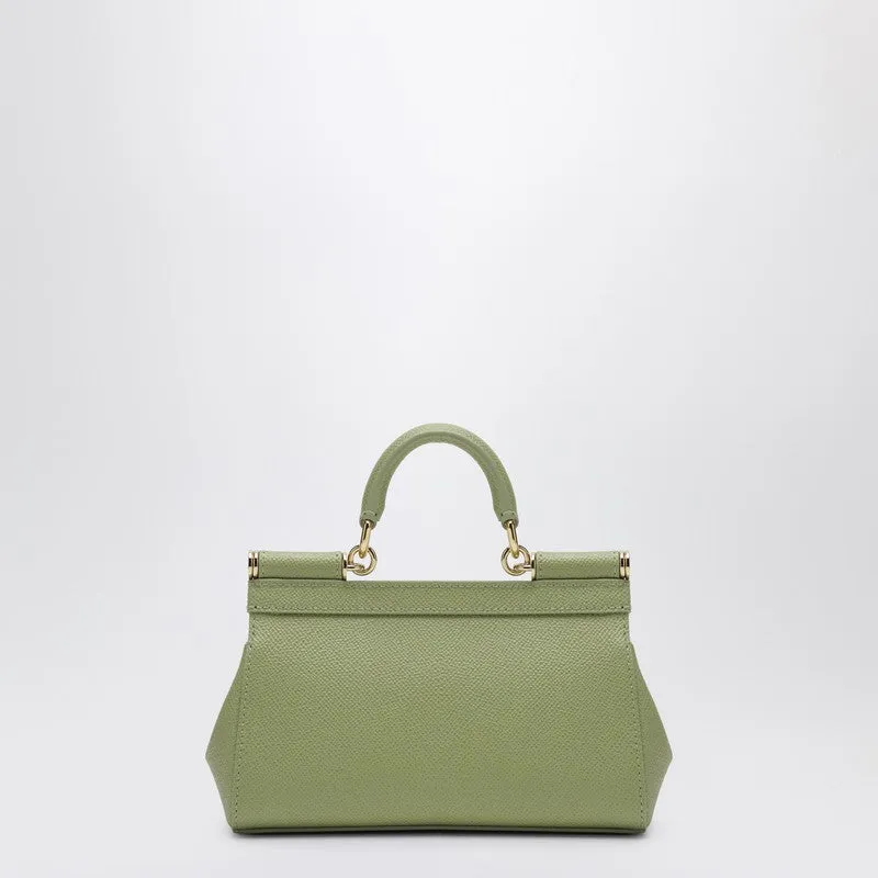 Sicily Small Top Handle Bag In Sage Green sold by Wanan Luxury product image thumbnail 2
