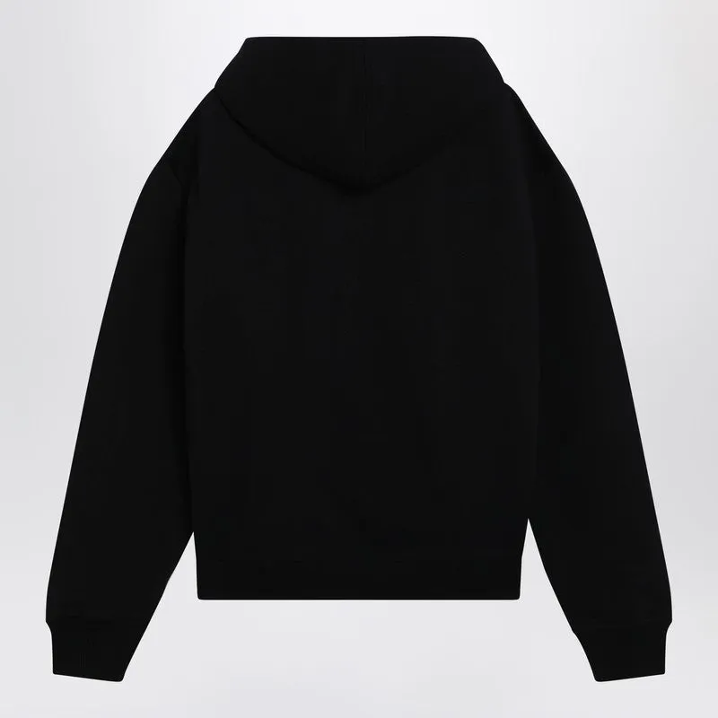 Ami De Coeur Black Zip-Up Sweatshirt sold by Wanan Luxury product image thumbnail 2