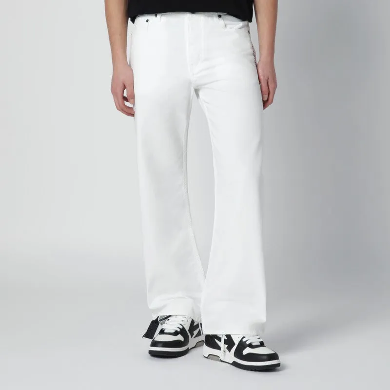 White Trousers With Logo sold by Wanan Luxury