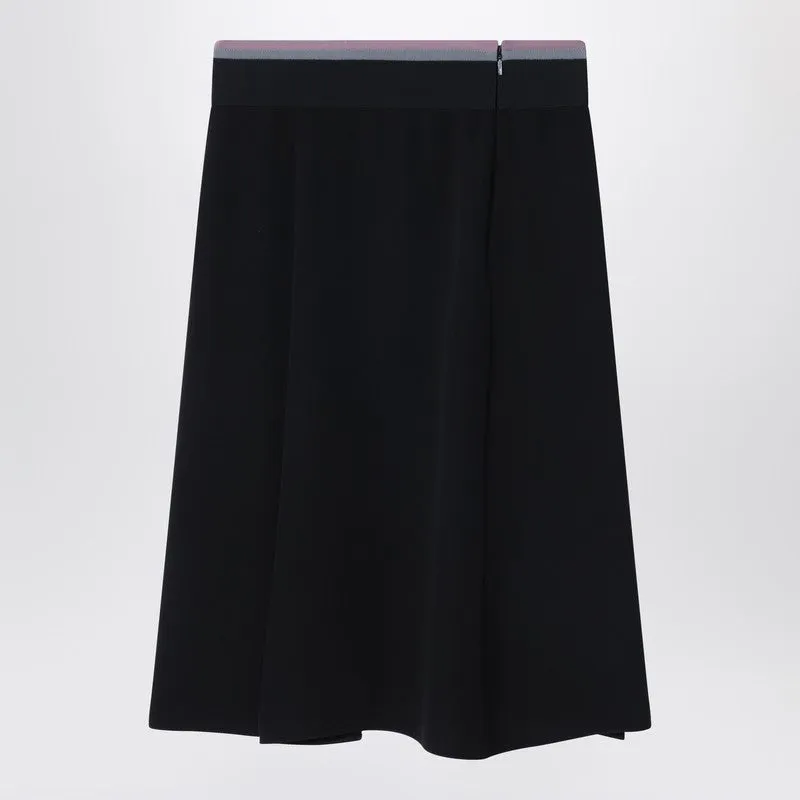 Black Silk Skirt sold by Wanan Luxury product image thumbnail 2