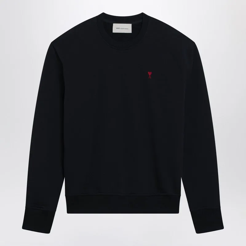 Ami De Coeur Midnight Blue Sweatshirt sold by Wanan Luxury