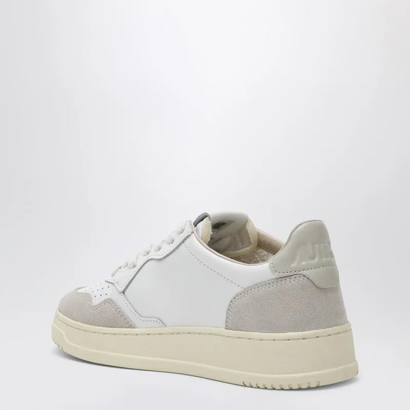 Medalist Low Sneakers In White/Beige Leather And Suede sold by Wanan Luxury product image thumbnail 2