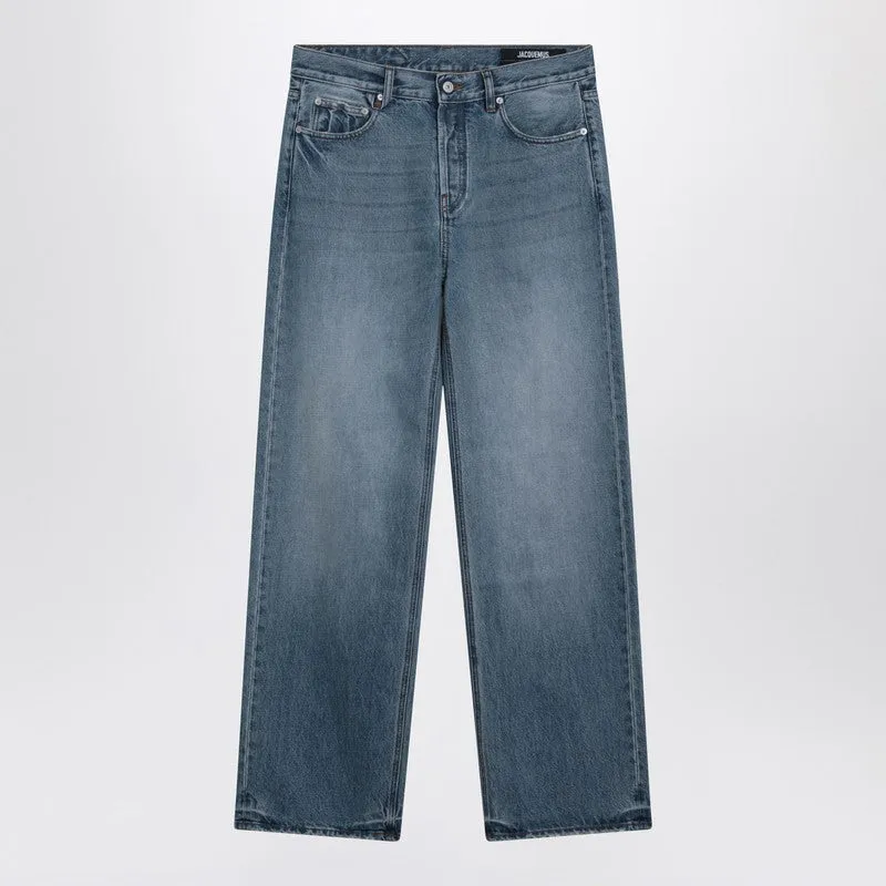 Straight-Leg Jeans In Blue De-Nîmes Denim made by Jacquemus