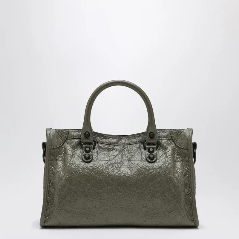 Le City Small Tote Bag In Military Green sold by Wanan Luxury product image thumbnail 2