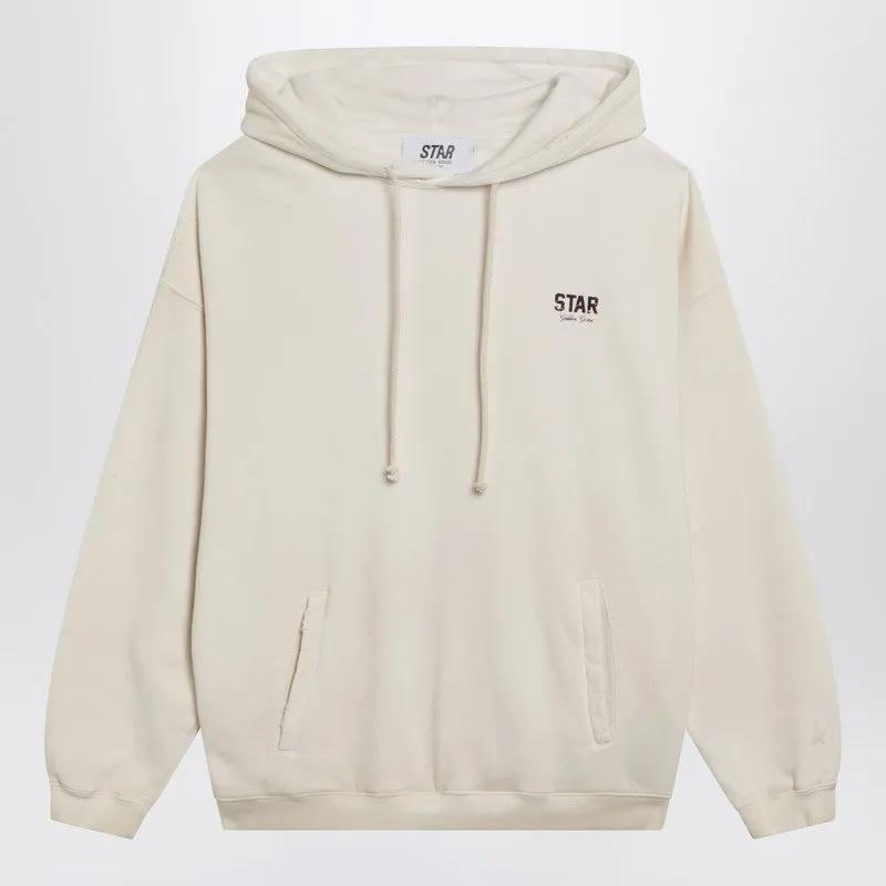 Star Sweatshirt In Lived-In Effect Cotton made by Golden Goose