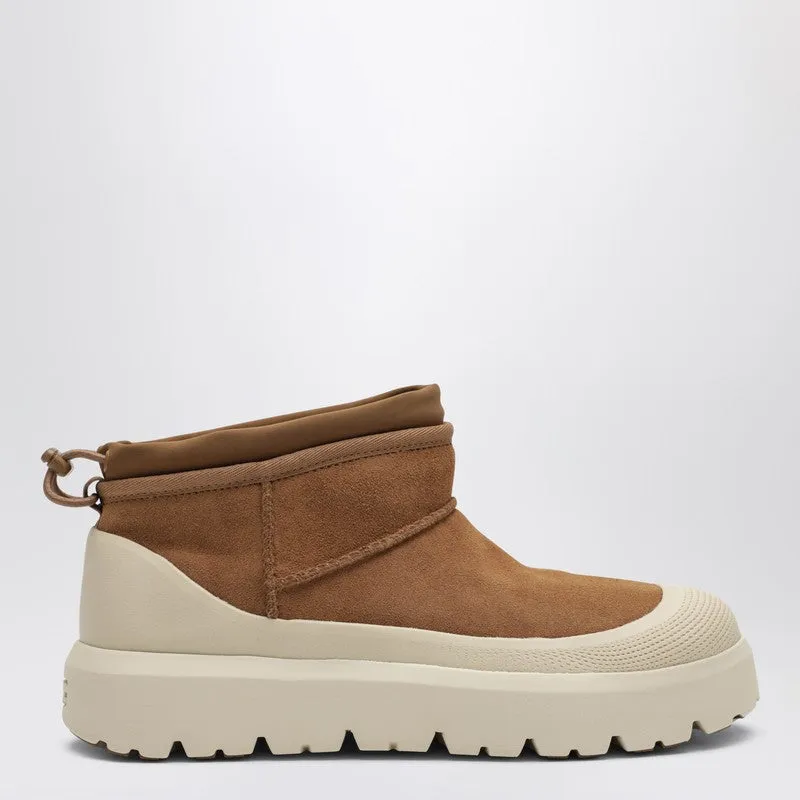 Chestnut Classic Ultra Mini Weather Hybrid Boots made by UGG