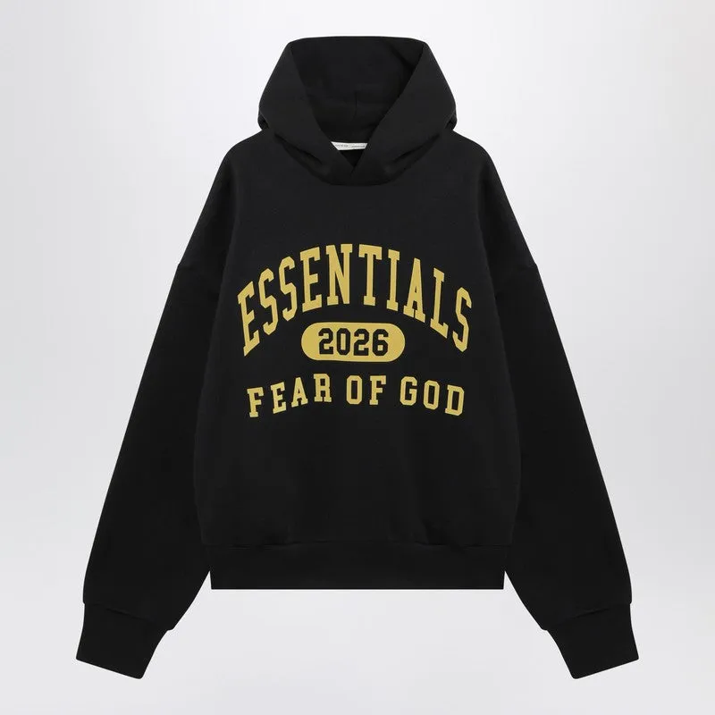 Black Washed Sweatshirt With Logo Print made by Fear of God