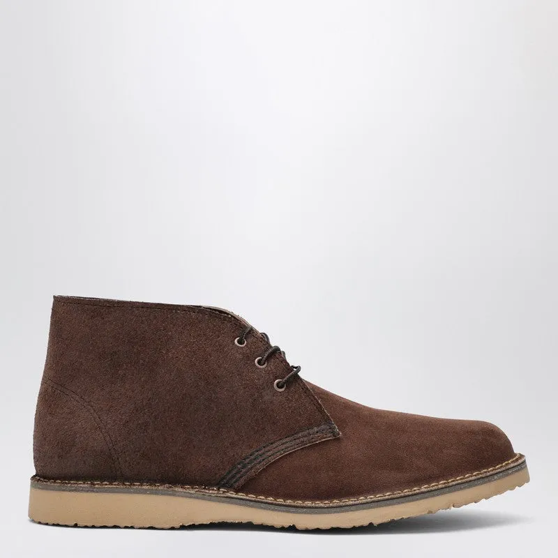 Weekender Chukka Chocolate Lace-Up Shoe sold by Wanan Luxury