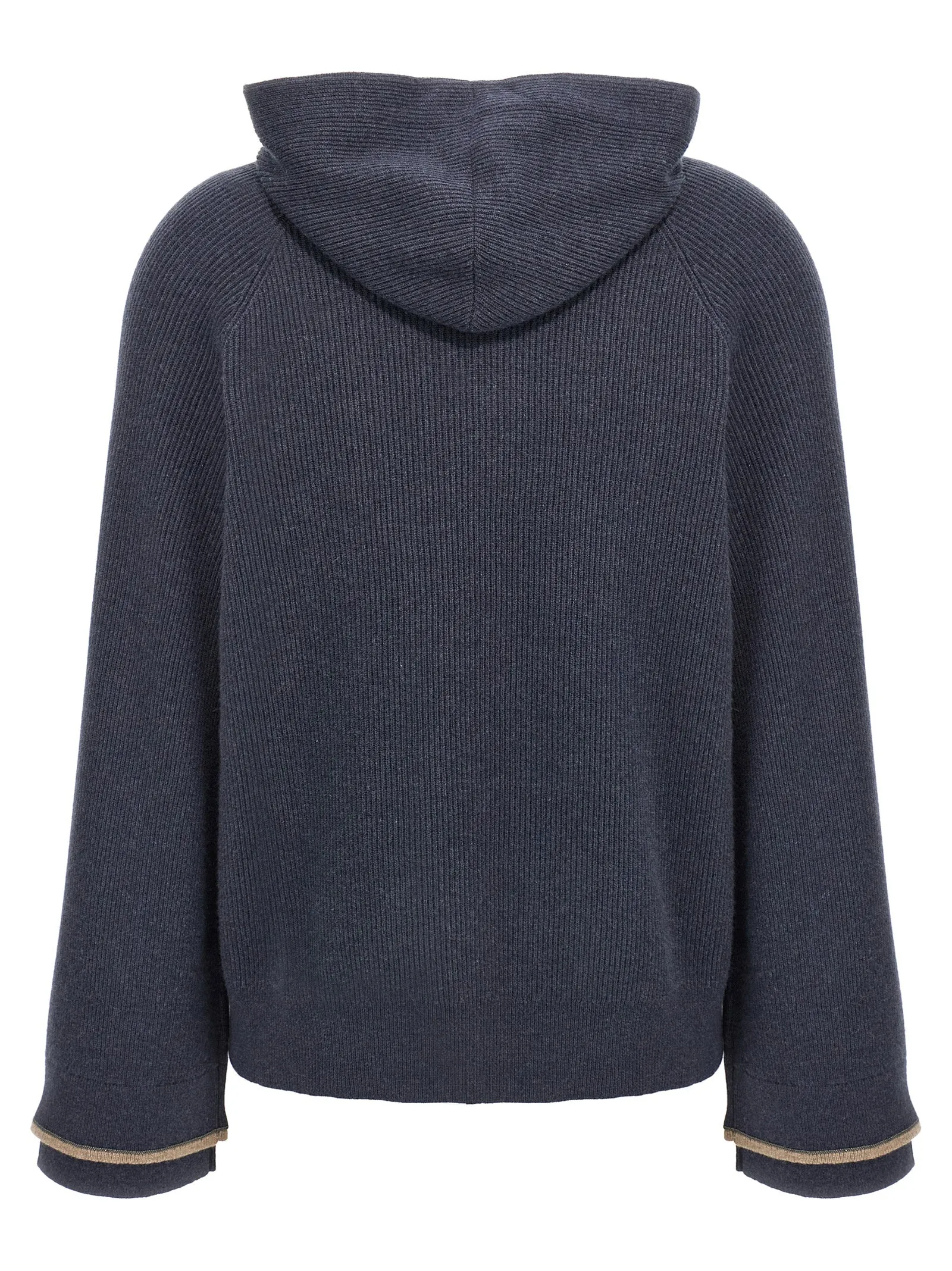 Hooded Sweater Sweaters And Cardigans Blue sold by Wanan Luxury product image thumbnail 2