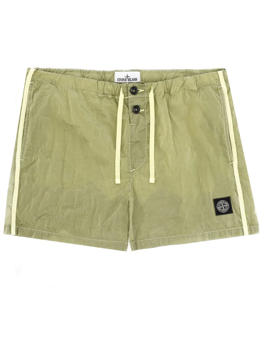 Swimsuit With Logo Patch sold by Wanan Luxury
