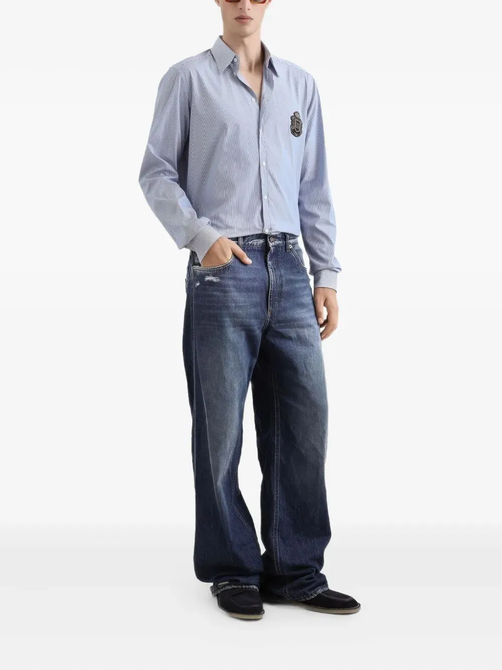 Striped Martini Shirt sold by Wanan Luxury product image thumbnail 3