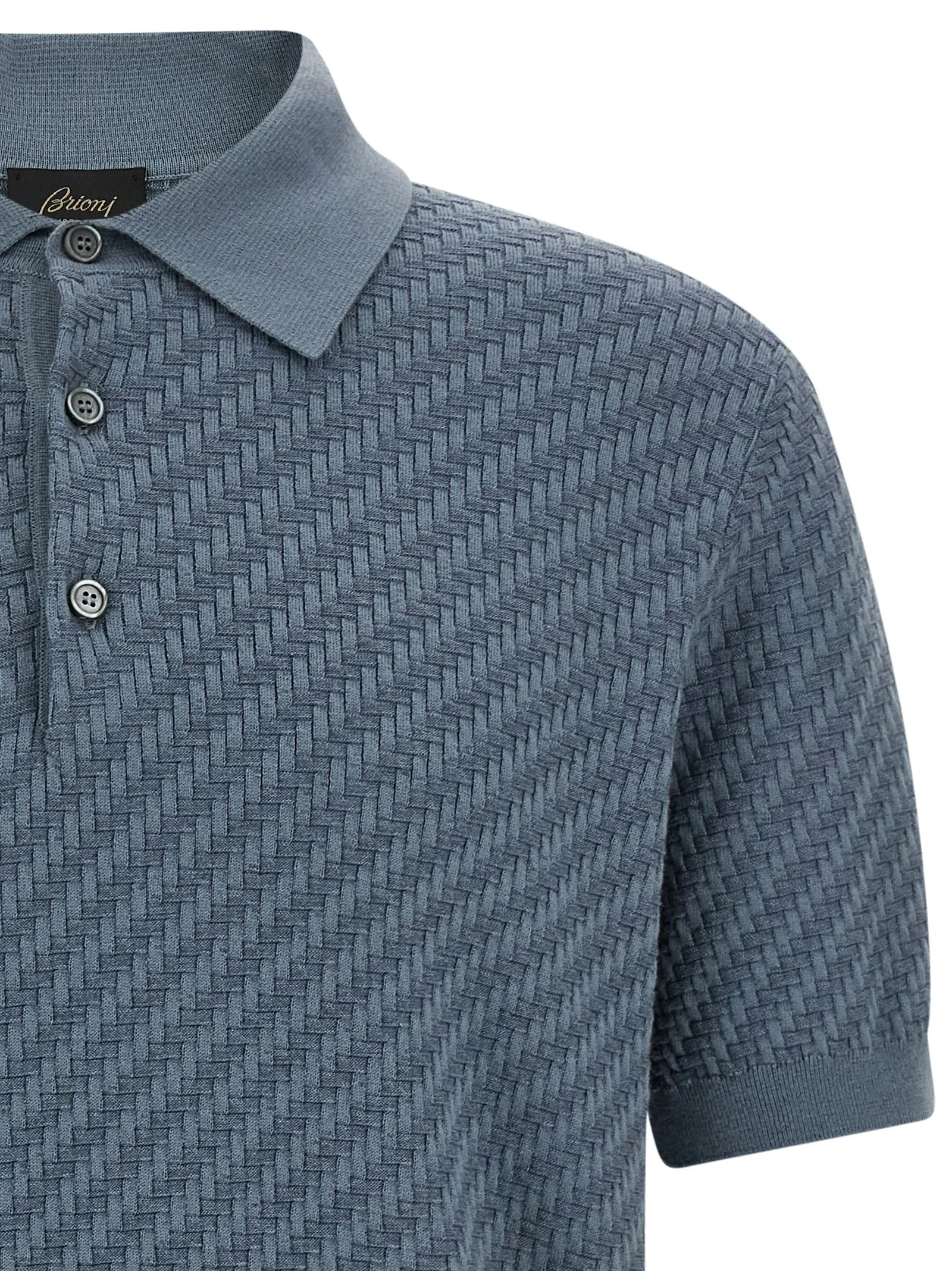 Weaving Plot Polo Light Blue sold by Wanan Luxury product image thumbnail 3