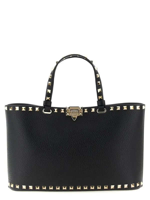 Rockstud Tote Bag Black made by Valentino Garavani