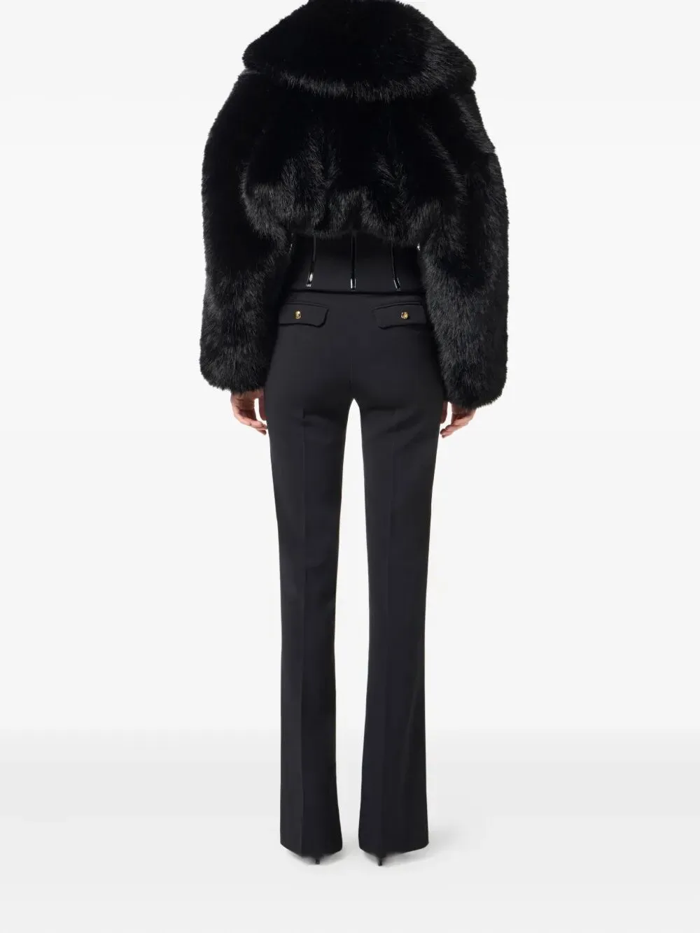 Lightweight Crepe Trousers With Jewel Chain sold by Wanan Luxury product image thumbnail 3