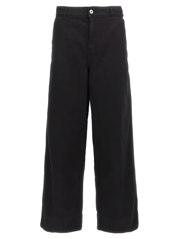 High Weist Wide Leg Pants Black made by J.W. Anderson