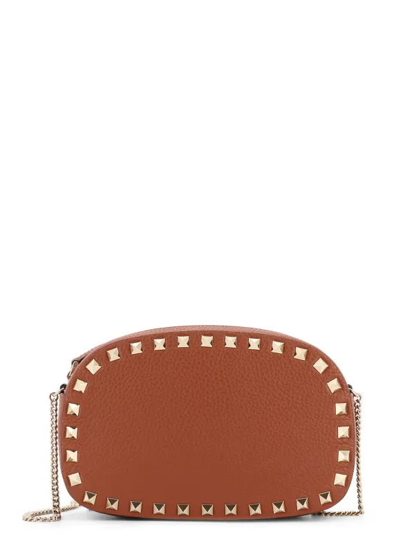 Rockstud Leather Shoulder Bag sold by Wanan Luxury
