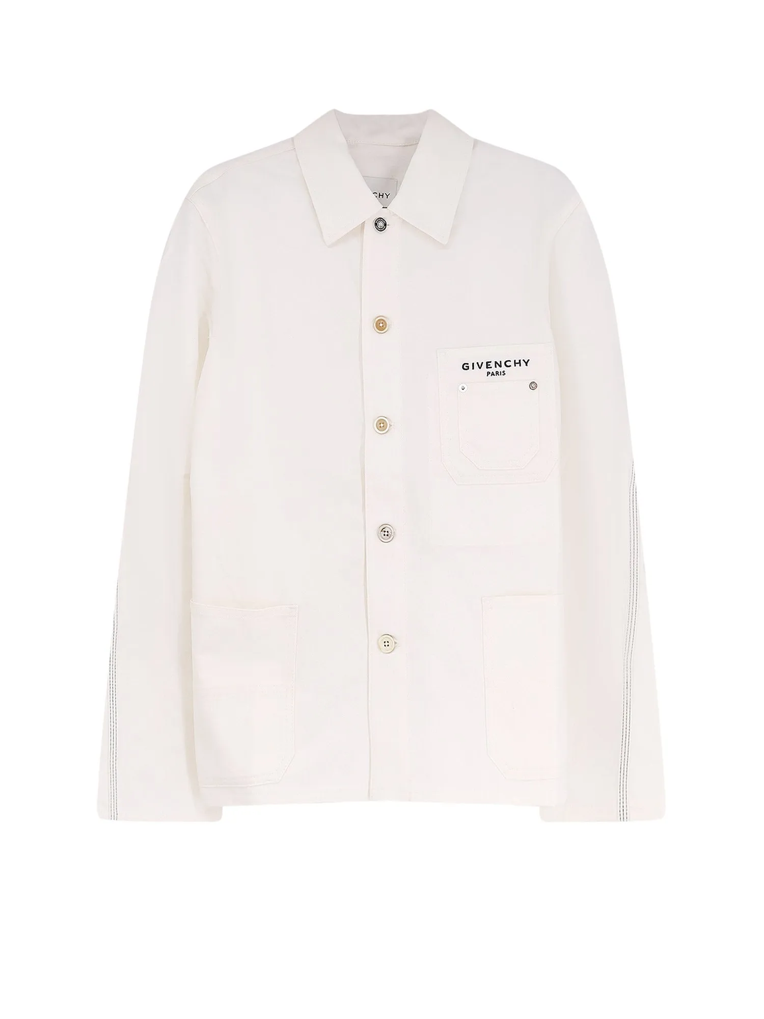 Denim Jacket With Iconic Lettering Logo On The Front sold by Wanan Luxury