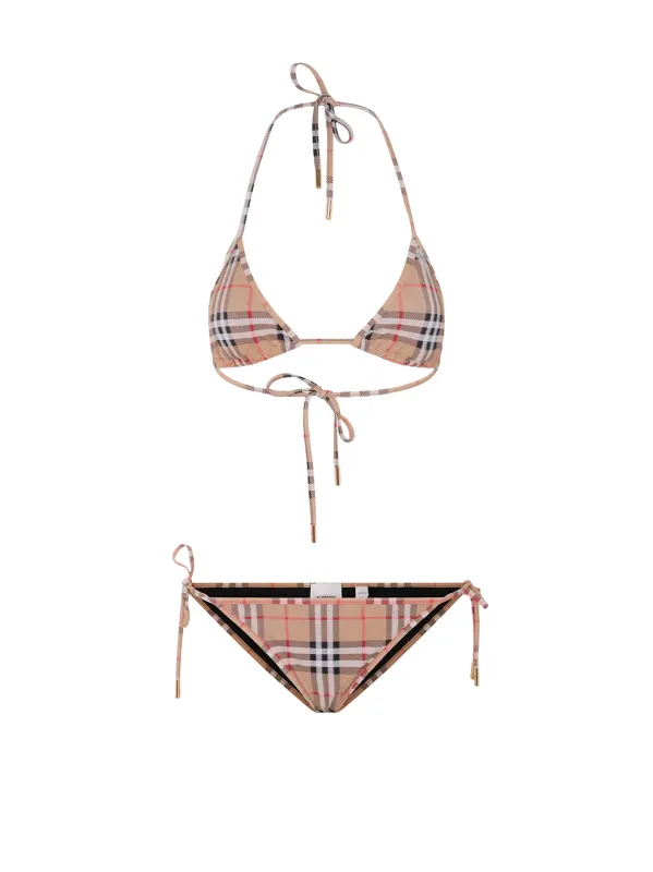 Cobb Bikini With Traditional Check Pattern sold by Wanan Luxury