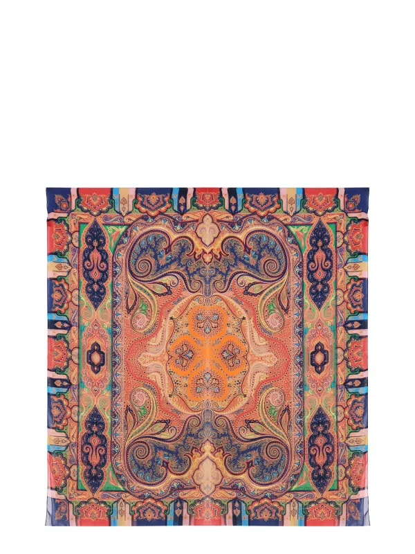 Multicolor Silk Foulard sold by Wanan Luxury