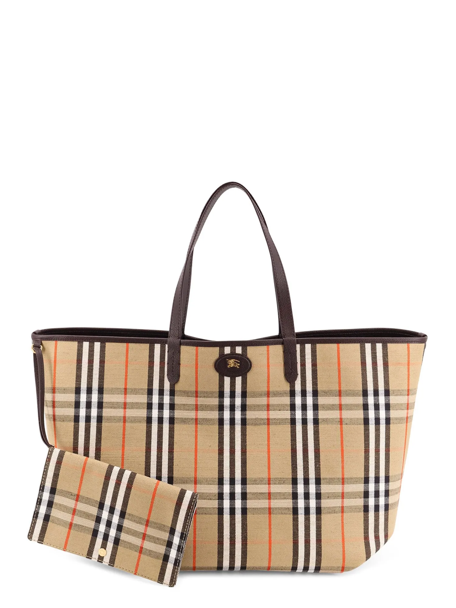 Reversible Shopping Bag With Check Pattern sold by Wanan Luxury product image thumbnail 4