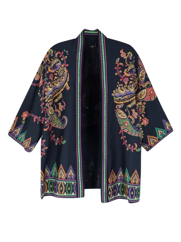 Silk Kimono Shirt sold by Wanan Luxury